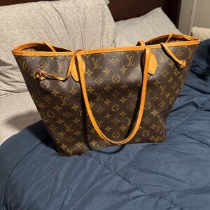Louis Vuitton Brown Monogram Tote Bag